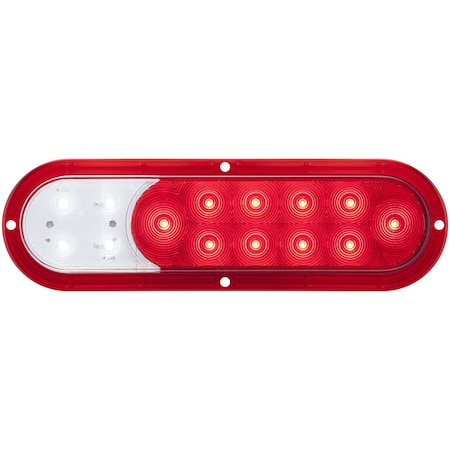 Optronics 14-Led Flange Surface Mount Low Profile Stop/Turn/Tail/Backup Light STL68RB